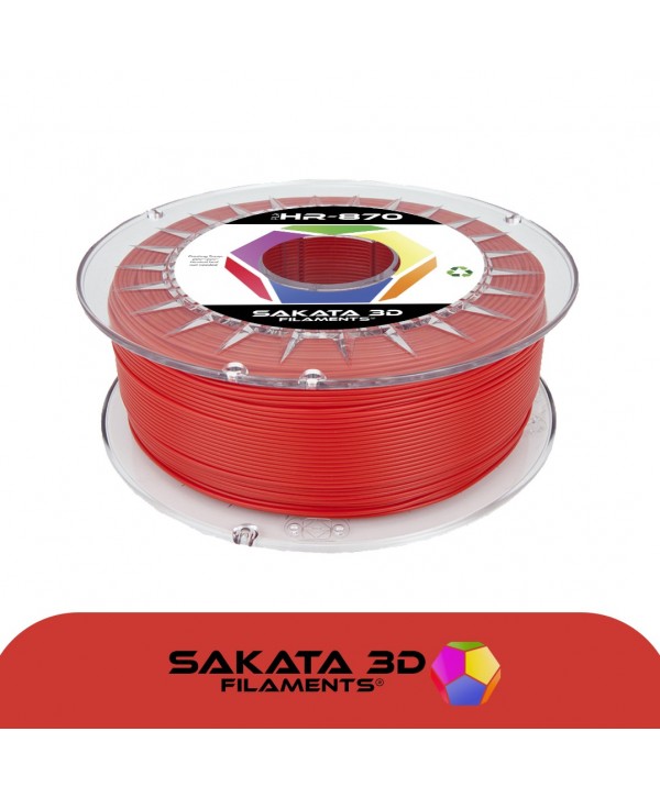 Filament PLA 3D870 Sakata 3D ROUGE - 1.75mm, 1 Kg